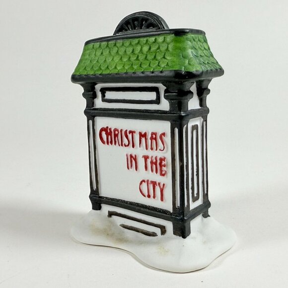 Dept 56 Christmas in the City Sign 5960-9 Heritage Village Decor - Picture 6 of 9